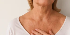 Tratamento de poiquilodermia com laser no colo e pescoço para rejuvenescimento