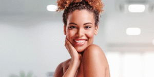 Peeling químico facial para clareamento e renovação da pele no rosto e pescoço